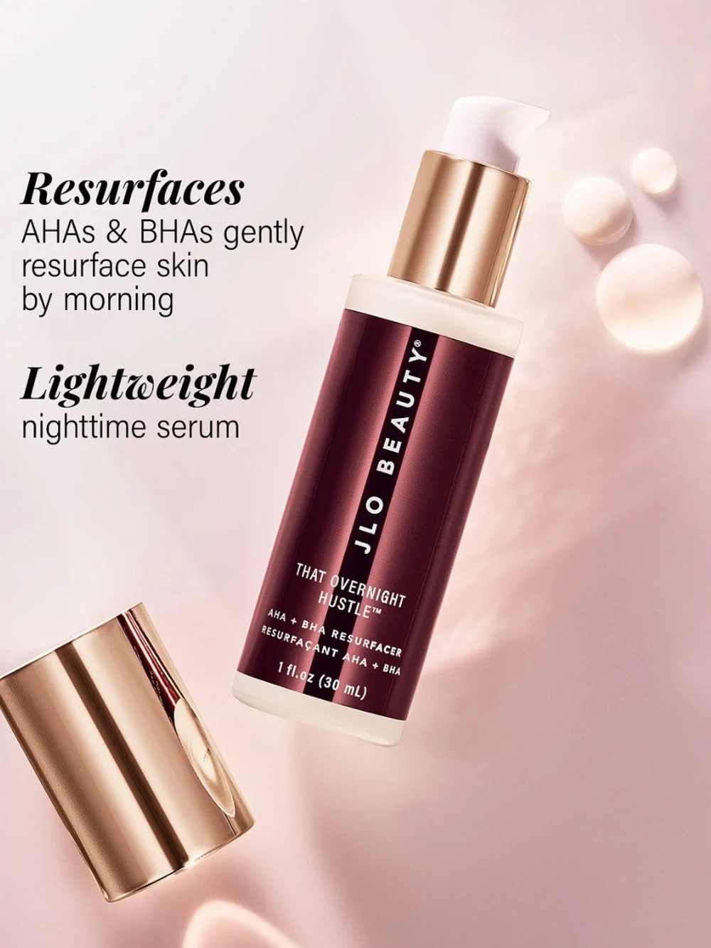 JLO That Overnight Hustle AHA+BHA Resurfacer